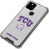Texas Christian University Horned Frogs Logo Print Google Pixel 4a 5G Clear Case